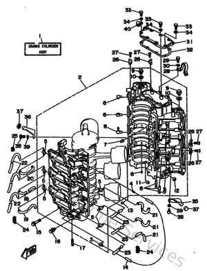 Diagram for Cylinder & Crankcase 1