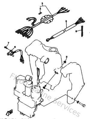 Diagram for Power Trim & Tilt Assy
