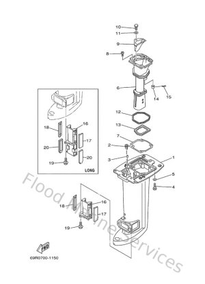 Diagram for Upper Casing