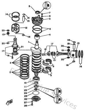 Diagram for Crankshaft & Piston