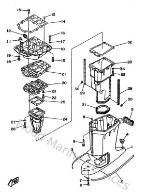 Diagram for Upper Casing