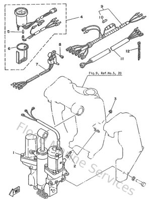 Diagram for Power Trim & Tilt