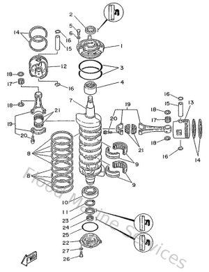 Diagram for Crankshaft & Piston