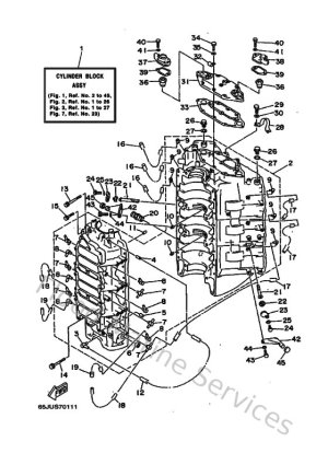 Diagram for Cylinder. Crankcase 1