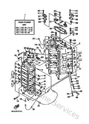 Diagram for Cylinder & Crankcase 1