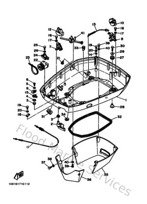 Diagram for Bottom Cowling