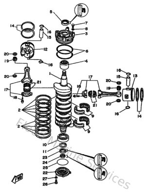 Diagram for Crankshaft & Piston