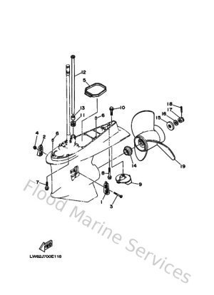 Diagram for Lower Casing & Drive 2