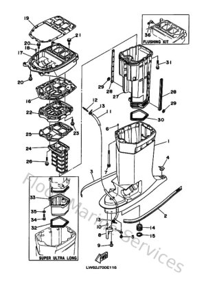Diagram for Upper Casing