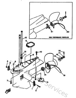Diagram for Lower Casing & Drive 2