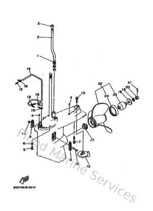 Diagram for Lower Casing. Drive 2 (USA)