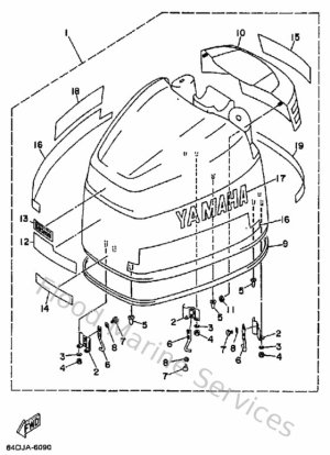 Diagram for Top Cowling
