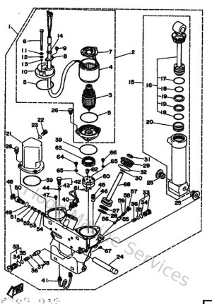Diagram for Power Trim & Tilt Assy