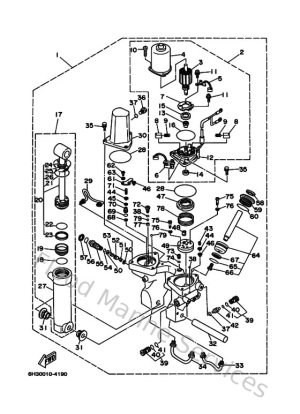 Diagram for Power Trim & Tilt Assy