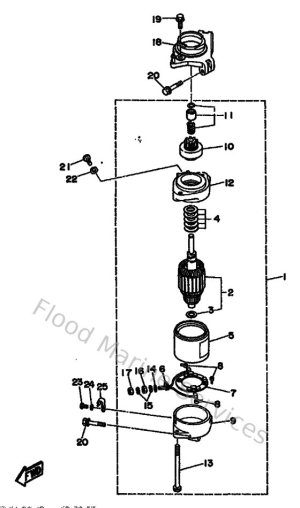Diagram for Starting Motor