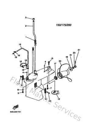 Diagram for Lower Casing & Drive 2