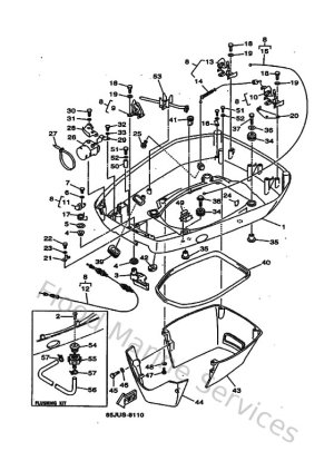 Diagram for Bottom Cowling