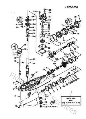 Diagram for Lower Casing. Drive 3