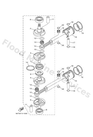 Diagram for CRANKSHAFT & PISTON