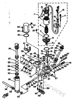 Diagram for Power Trim & Tilt Assy