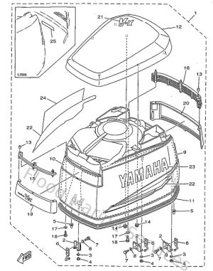 Diagram for Capot Supprieur