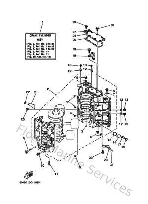 Diagram for Cylinder & Crankcase
