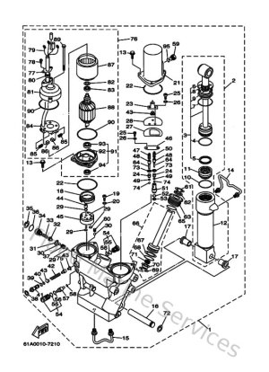 Diagram for Power Trim & Tilt Assy