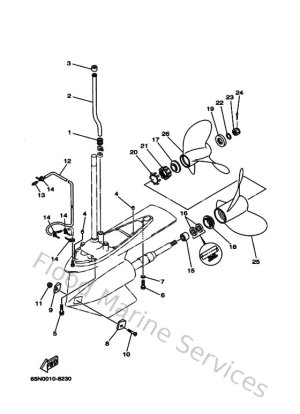 Diagram for Lower Casing & Drive 3