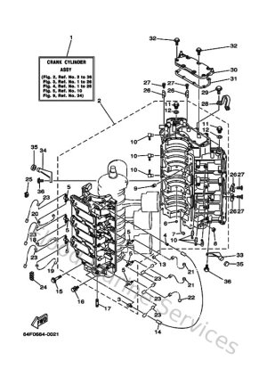 Diagram for Cylinder & Crankcase 1