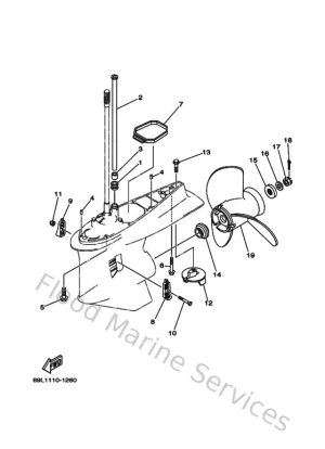 Diagram for Lower Casing & Drive 2