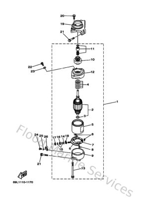 Diagram for Starting Motor