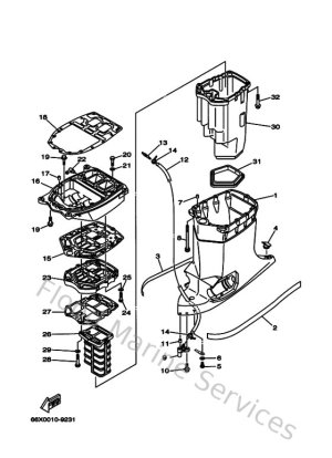 Diagram for Upper Casing
