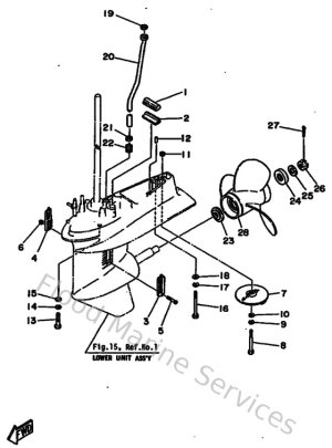 Diagram for Lower Casing & Drive 2