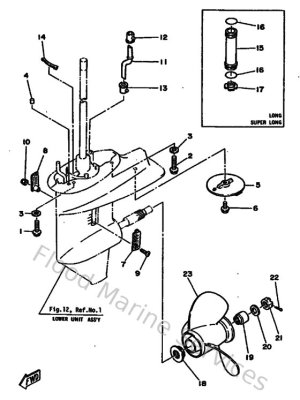 Diagram for Lower Casing & Drive 2