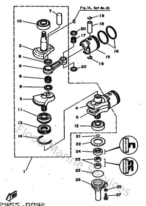 Diagram for Crankshaft & Piston