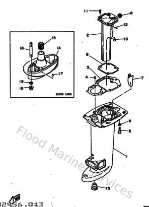 Diagram for Upper Casing
