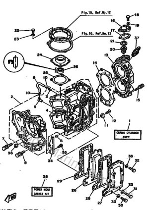 Diagram for Cylinder & Crankcase