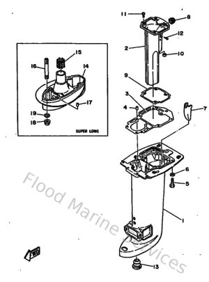 Diagram for Upper Casing