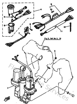 Diagram for Power Trim & Tilt Assy