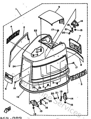 Diagram for Top Cowling