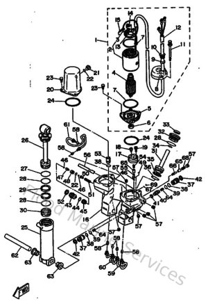 Diagram for Power Trim & Tilt Assy