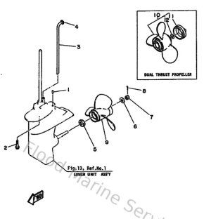 Diagram for Lower Casing & Drive 2