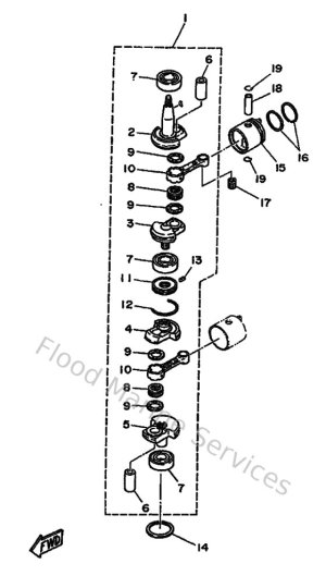 Diagram for Crankshaft & Piston