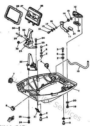 Diagram for Bottom Cowling
