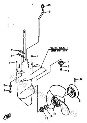 Diagram for Lower Casing & Drive 2