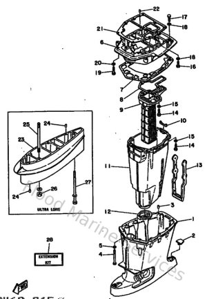 Diagram for Upper Casing