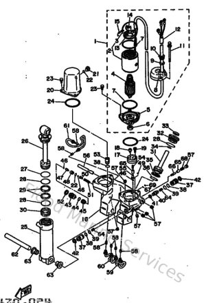 Diagram for Power Trim & Tilt Assy