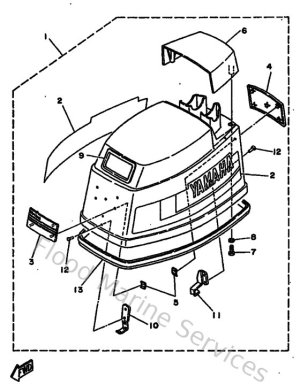 Diagram for Top Cowling