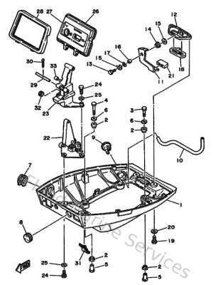 Diagram for Bottom Cowling