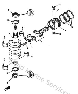 Diagram for Crankshaft & Piston